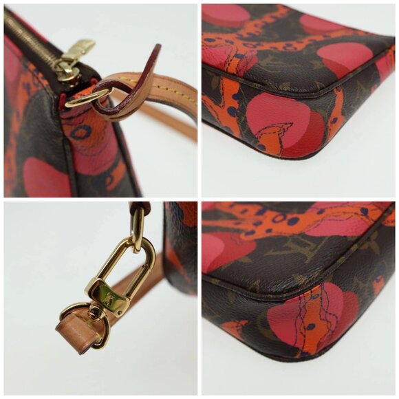 LOUIS VUITTON Monogram La Mage Pochette Accessoires Red - Picture 11 of 15